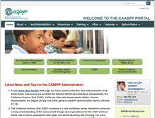 Tablet Screenshot of caaspp.org